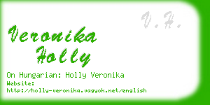 veronika holly business card